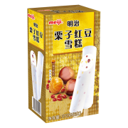 京东特价APP、限区域：明治（meiji）栗子红豆雪糕 62g*6支*2件（赠 2件）