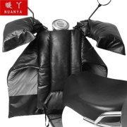 暖丫 防水加厚电动车挡风被 黑色双面防水