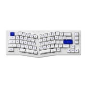 AKKO ACR Pro Alice Plus 喷漆纯白 机械键盘 有线键盘热插拔Gasket结构亚克力机身 DIY RGB背光 水晶轴