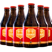 比利时进口！Chimay 智美 红帽 精酿啤酒 330ml*6瓶