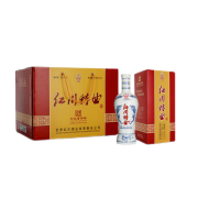 再降价、PLUS会员：红川 特曲 青瓷 52%vol 浓香型白酒 500ml*6瓶 整箱装