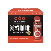 限区域、88VIP：隅田川 即饮美式风味 低脂黑咖啡饮料280ML*6瓶*3件