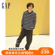 Gap男装秋季2022新款纯棉宽松基本款牛仔裤长裤462869时尚休闲裤