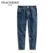 24日10点、限尺码：PEACEBIRD 太平鸟 男式牛仔裤 B2HAA4E2752