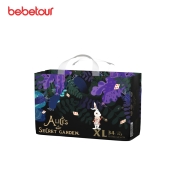 bebetour 爱丽丝系列拉拉裤 XL34片（12-17kg）大号婴儿尿不湿 成长裤 奢柔舒适定点下渗