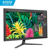 KOIOS K2723U 27英寸4K IPS 画中画4分屏 三边窄边框 办公家用 专业电脑显示器 黑色