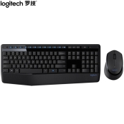 罗技（Logitech） MK345无线键鼠套装 家用办公 笔记本外接 带掌托 无线键盘鼠标套装 MK345 无线键鼠套装