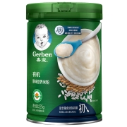 嘉宝(Gerber)米粉婴儿 有机原味米粉宝宝高铁米糊225g
