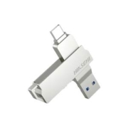 20日0点：HIKVISION 海康威视 X307C USB 3.1 U盘 银色 64GB USB-A/Type-C双口