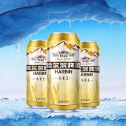 哈尔滨 经典小麦王啤酒 450ml*24听