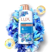 力士(LUX)沐浴露 闪亮冰爽 爽肤沐浴乳600g 留香 香味持久