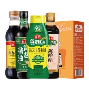 88VIP：海天 简盐酱油 500ml+蚝油 520g+料酒 450ml+金标生抽 500ml 组合装*4件