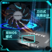 技嘉魔鹰GIGABYTE GeForce RTX 3070 Ti GAMING OC 8G电竞游戏设计智能学习电脑独立显卡支持4K