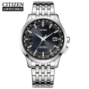 西铁城(CITIZEN) 手表 光动能多局电波不锈钢表带万年历多功能男表CB0150-62L