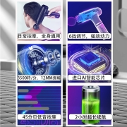 小汤熊 筋膜枪按摩枪肌肉筋膜放松器筋膜抢深层颈膜按摩器 便携充电静音长续航 灰色+普通纸盒包装