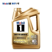 美孚（Mobil）超金美孚1号劲擎表现 全合成机油 0W-20 API SP级 ACEA C5级 4L 汽车保养