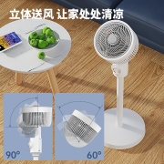 澳柯玛(AUCMA)电风扇落地扇家用轻音转页扇小风扇宿舍摇头办公室空气循环扇 立式机械KYT-19N225