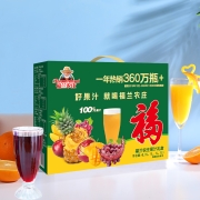 88VIP：福兰农庄 100%纯果汁 饮料1Lx4瓶*3件
