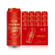 燕京啤酒 8度清爽吉祥红罐 500ml*12听
