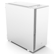 爱国者（aigo）YOGO M100降噪版 白色 主动式防尘电脑机箱 M-ATX主板/240冷排/侧开磁吸面板/四面吸音棉