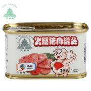 天坛牌 网红小白猪 火腿猪肉罐头 中粮出品 特供即食 198g