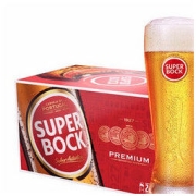 SUPER BOCK 超级波克 SuperBock）经典黄啤 进口啤酒 250ml*24瓶 整箱装