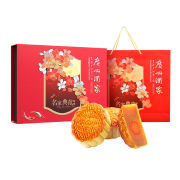 广州酒家利口福 广式月饼礼盒  名家典范760g 5味12枚