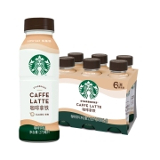 88VIP：Starbucks/星巴克 星选拿铁咖啡270ml*6瓶+凑单