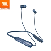 JBL LIVE 220BT 颈挂式入耳式无线蓝牙智能耳机 音乐运动耳机 手机通用 冰湖蓝