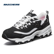 Skechers斯凯奇春夏季女子厚底休闲熊猫鞋 轻便软底复古运动鞋老爹鞋11930BKW黑色/白色36