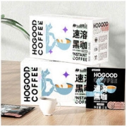 HOGOOD COFFEE 后谷咖啡 后谷云南小粒速溶浓缩纯黑苦咖啡粉无蔗糖0反式脂肪提神醒脑学生