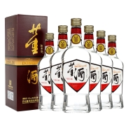董酒 复刻系列 白标 董香型白酒 54度 500ml*6整箱装【中秋节送礼礼物】