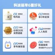 美的(Midea)606升变频一级能效对开双开门家用冰箱京东小家智能家电风冷无霜BCD-606WKPZM(E)大容量精细分储