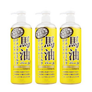Loshi 馬油 保湿身体乳  485ml*3