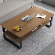 特匠 茶几简约双层茶水桌小户型客厅创意茶几边几 120*60cm  C883