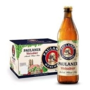 PAULANER 保拉纳 多多果园:德国进口paulaner保拉纳柏龙小麦白啤酒500ml*20瓶整箱
