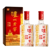 泸州老窖 六年窖头曲  52度 浓香型白酒 500ml*2 含礼袋