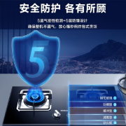 海尔（Haier）燃气灶 双一级能效 聚能直喷火 台嵌两用 煤气灶双灶 天然气 液化气 大火力 新双一级能效4.5KW大火力(天然气)