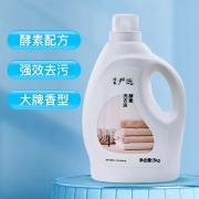 网易严选 强力去污酵素洗衣液 强效去污持久清香 柔软护衣护色  英国梨香1kg/瓶
