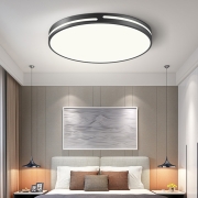 HD led吸顶灯卧室灯  客厅书房餐厅阳台现代简约大气全屋灯具套餐 灵汐系列 24W三色调光