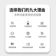 净帕克 眼睛眼部按摩仪护眼仪眼保仪眼镜热敷眼罩按摩器震动成人儿童生日礼物 小米白（热敷+震动+充电+180度折叠）