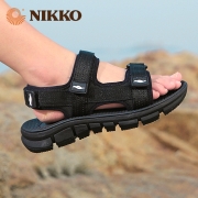 日高（Nikko）夏季涉水鞋男士凉鞋软底夏天户外沙滩鞋防滑耐磨溯溪可下水 黑色 36