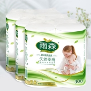 京东特价: 雨森（YUSEN）卷纸卫生纸6层 2大卷*3提