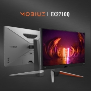明基（BenQ）莫比乌斯MOBIUZ EX2710Q 27英寸 2K165HZ/1ms响应/HDR400/95%P3色域 环绕音箱 电竞游戏显示器屏