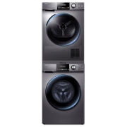 PLUS会员：Haier 海尔 EHG10008S+EG100B08S 洗烘套装 10KG