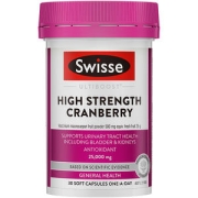 澳洲 Swisse 高浓度蔓越莓胶囊 30粒