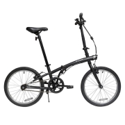 迪卡侬城市自行车运动成人20寸折叠自行车  VELO PLIANT TILT 100 2430961黑色