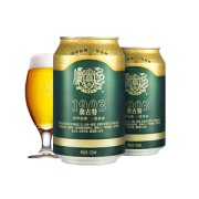 青岛啤酒 高端线 奥古特 大麦啤酒 330ml*24听