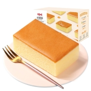 京东特价：百草味 纯蛋糕525g