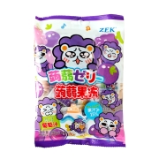 马来西亚进口 ZEK 葡萄汁 蒟蒻果冻 休闲零食 袋装吸吸果冻 200g